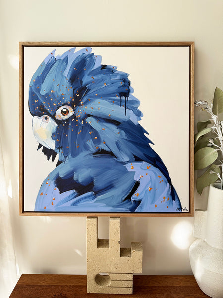 'When The Darkness Comes' Framed Canvas Print