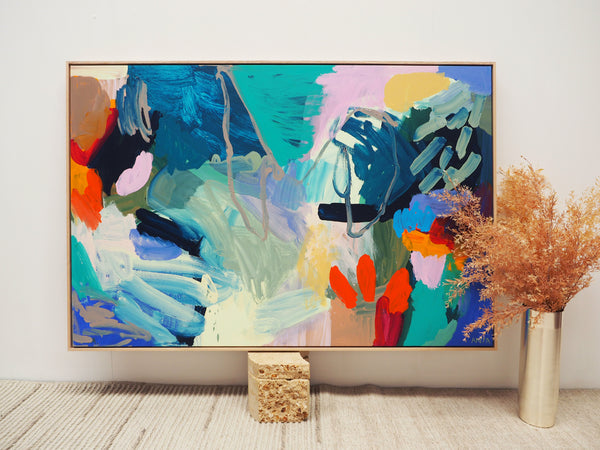 'When They Filled My Soul' Framed Canvas Print