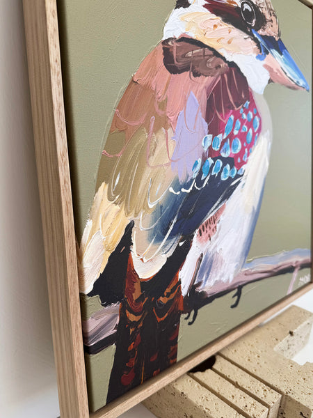 'When You Go Away' XS Framed Canvas Print