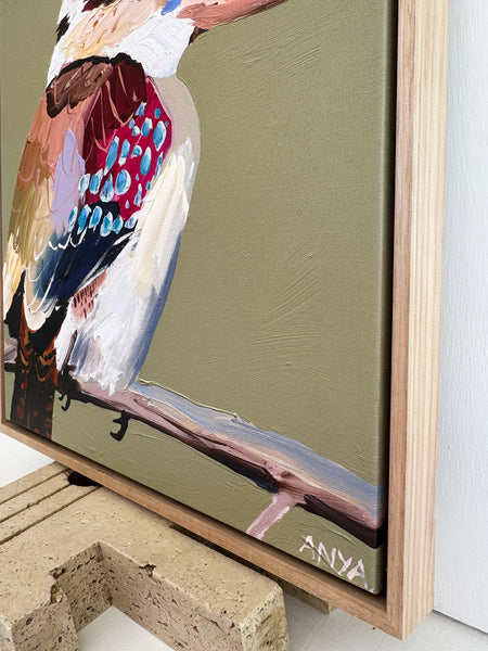 'When You Go Away' XS Framed Canvas Print