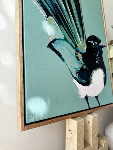 'Willy Three' Framed Canvas Print