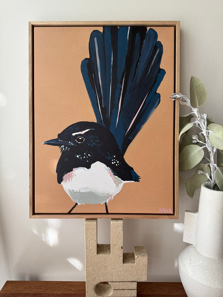 'Willy Two' Framed Canvas Print