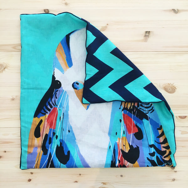 SALE Budgie Cushion COVER ONLY