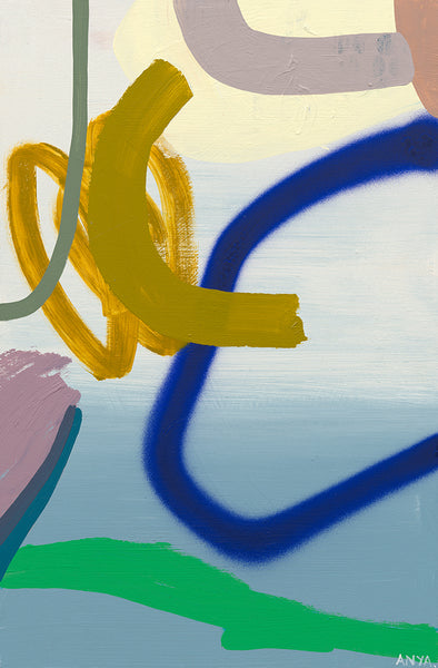 'Mark Making Study #40' CANVAS PRINT