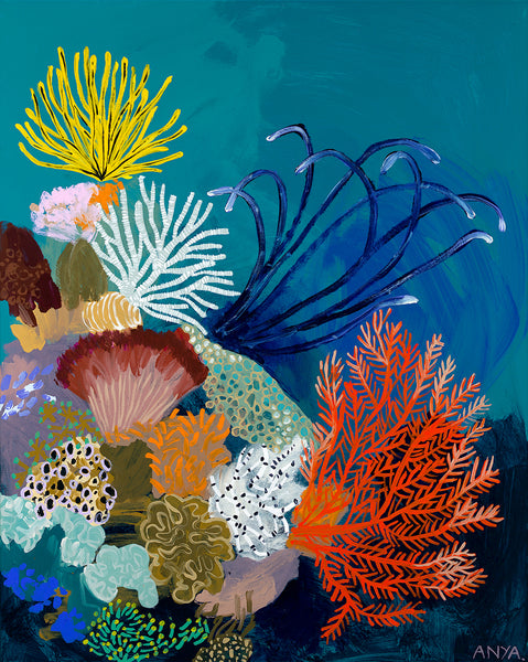 'Reef #8' CANVAS PRINT