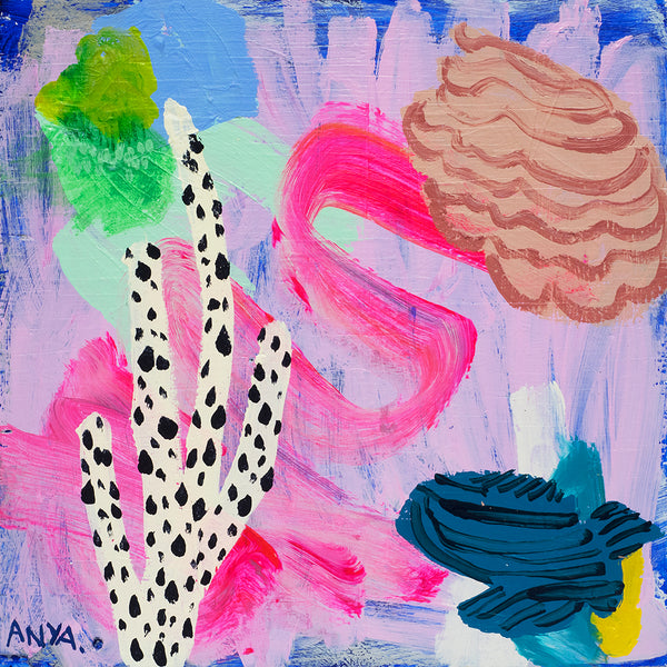 'Coral Study #8' Paper PRINT