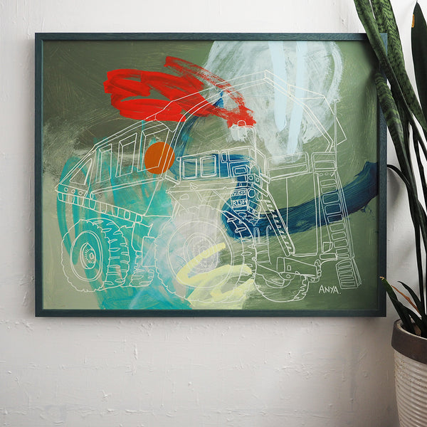 'Drake the Dump Truck' CANVAS PRINT