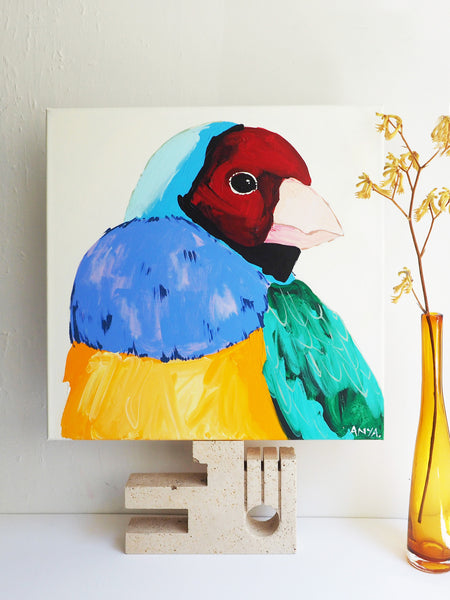 'Finch Three' CANVAS PRINT