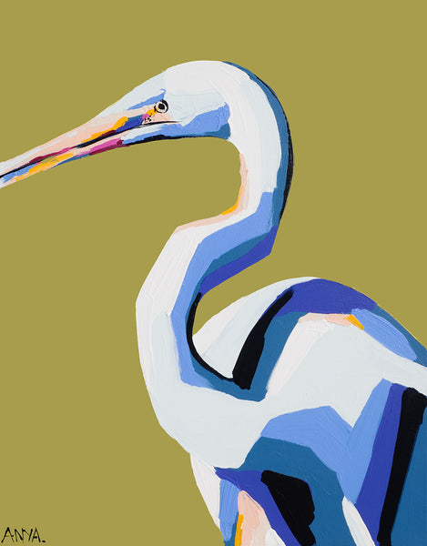 'Green Heron' CANVAS PRINT