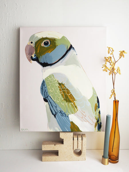 'Green Bird Three' PAPER PRINT