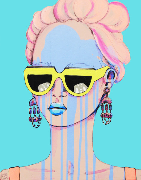 'I'm Glad We're The Ones On The Other Side Of The Glass' PAPER PRINT