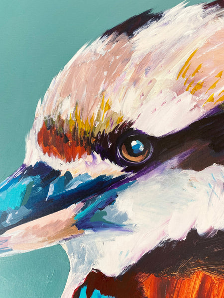 'In Love With Longing - Green' Customised CANVAS PRINT