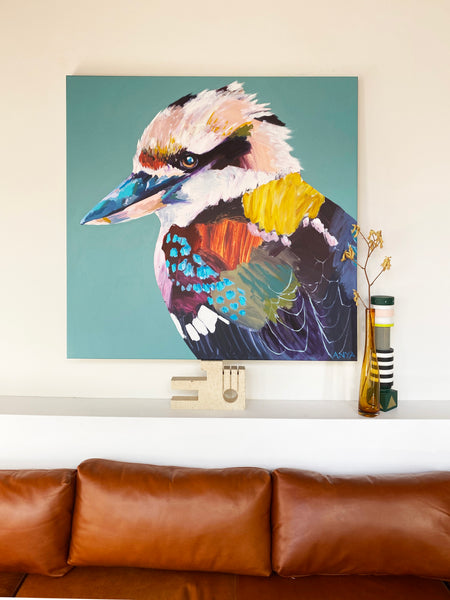 'In Love With Longing - Green' Customised CANVAS PRINT