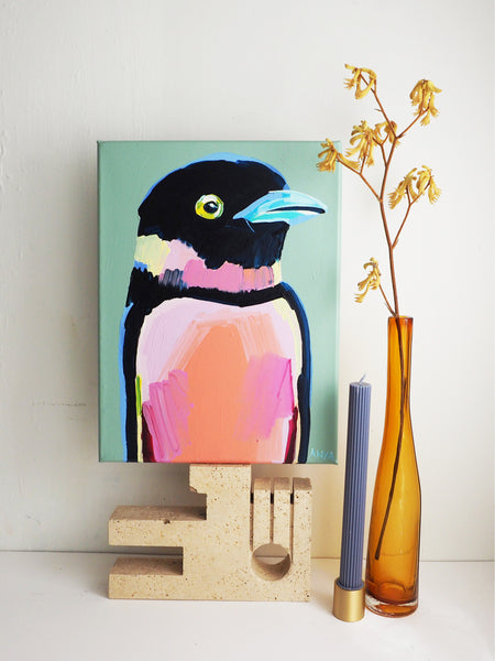 'Pink Bird Three' CANVAS PRINT