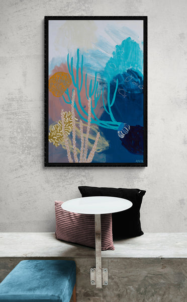 'The Most Receptive Depths' PAPER PRINT