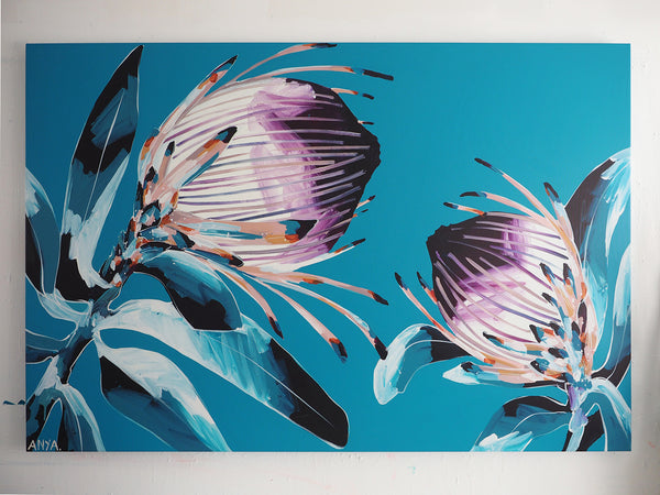 CUSTOMISED 'Threatening Honesty' Extra Large Stretched Canvas Print