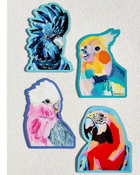 Bird Magnet Set