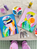 PAINT A PARROT Tues 8th July