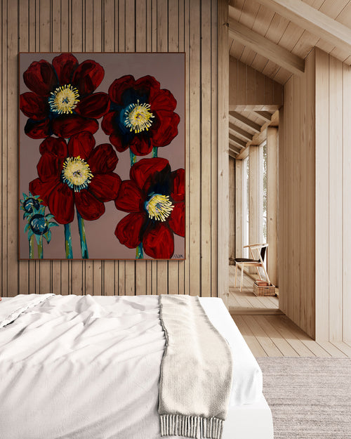 'Burning In The Background' CANVAS PRINT