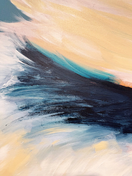 'Caught Up In Explaining' Customised CANVAS PRINT - Large