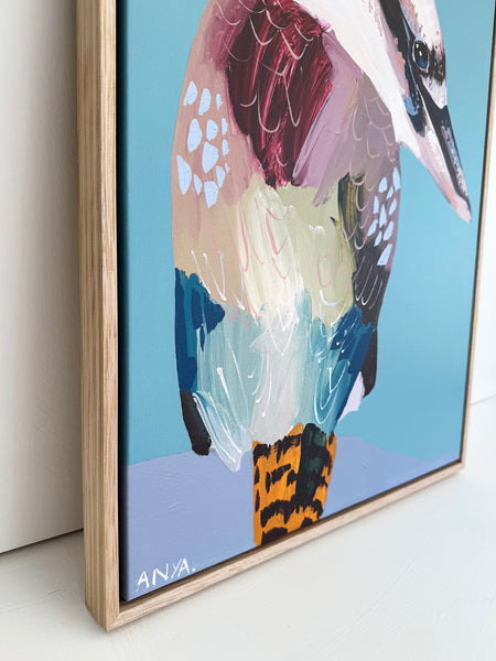 'Kookaburra Three' Customised CANVAS PRINT 1