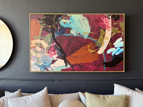 'Move Me' Framed Canvas Print