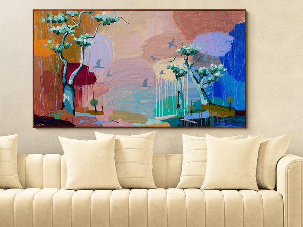 'Reaching For The Story' CANVAS PRINT