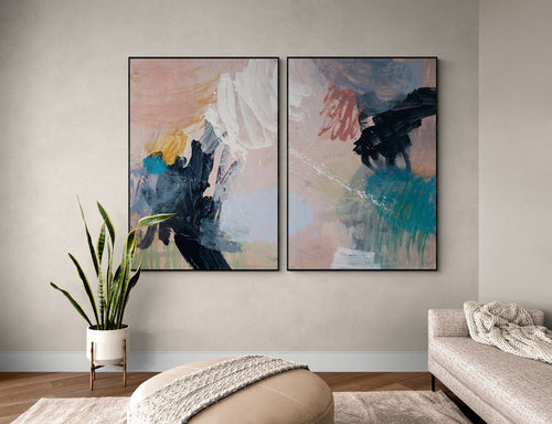 'Safe For Now - Diptych' CANVAS PRINT