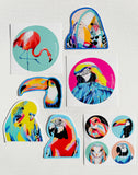 Bright Bird Sticker Set