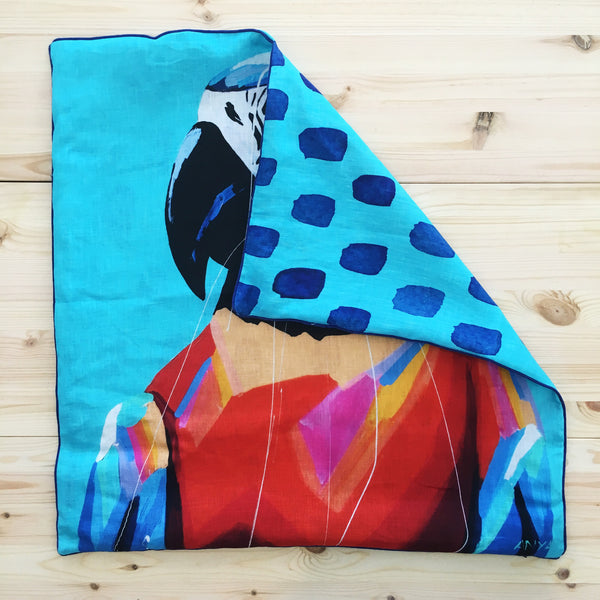 SALE Macaw Cushion COVER ONLY