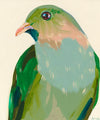 'Green Bird Two' PAPER PRINT