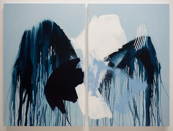 Absorbing Fear With Narrative (Diptych)