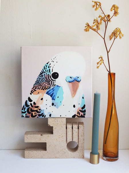 'Budgie One' CANVAS PRINT