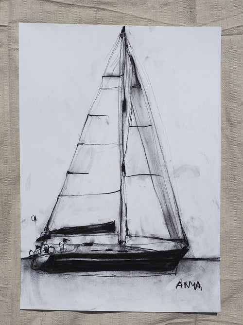 'Charcoal Boat 1'