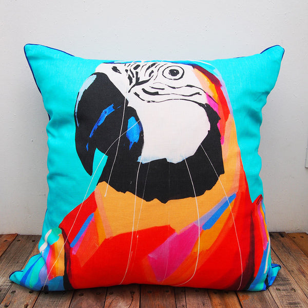 SALE Macaw Cushion COVER ONLY
