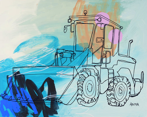 'Truman The Tractor' CANVAS PRINT